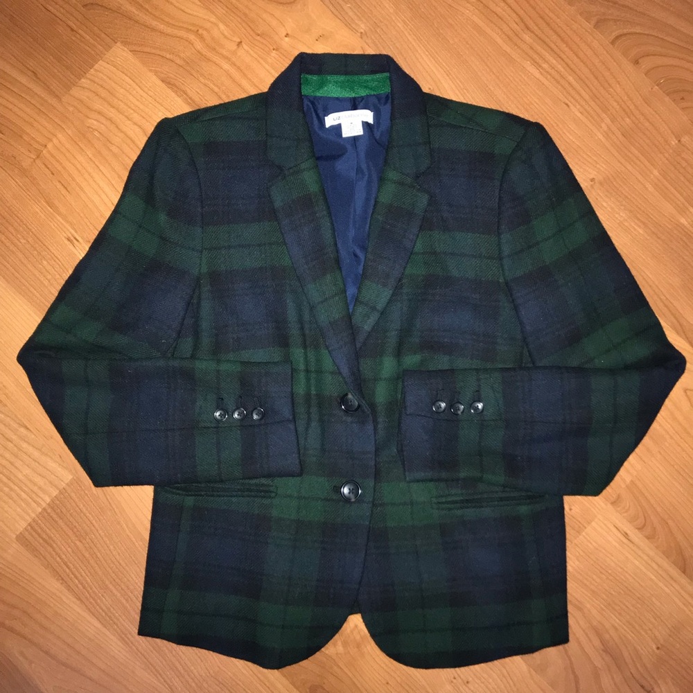 Liz Claiborne Wool Blazer Sz Med